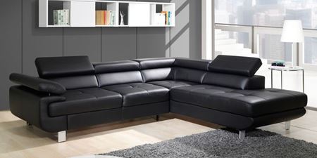 Attēls  Ādas stūra dīvāns LOTOS