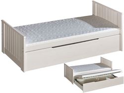Attēls  Koka gulta TOMI (90 cm)(2 guļamvietas)