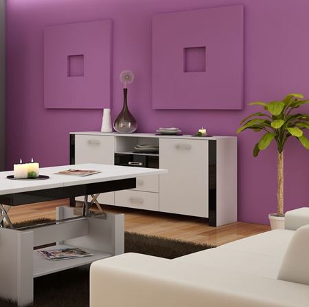 Attēls  Kumode HUGO HUG-02 (glancēts)(2 krāsas)