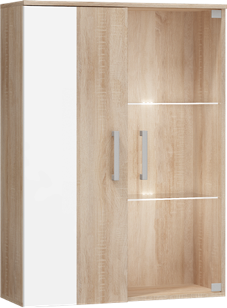 Attēls  Sienas vitrīna STELLA STE-06 (glancēta)