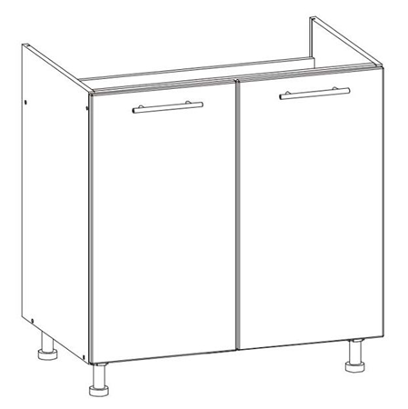 Attēls  Izlietnes skapītis TIFFANY T24/D80Z