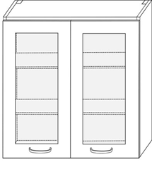 Изображение Витрина MILO W80PNct