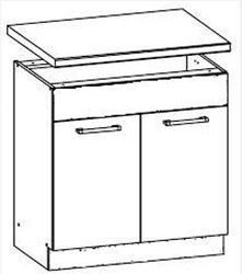 Attēls  Skapītis MILO S60sj