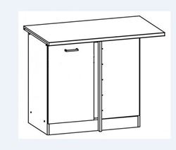 Attēls  Stūra skapītis MILO S80NPcb