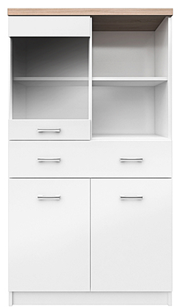 Attēls  Vitrīna TOP MIX 2d1w1s/80