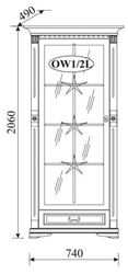 Attēls  Vitrīna ORFEUSZ OW1/2L
