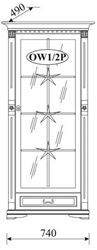 Attēls  Vitrīna ORFEUSZ OW1/2P