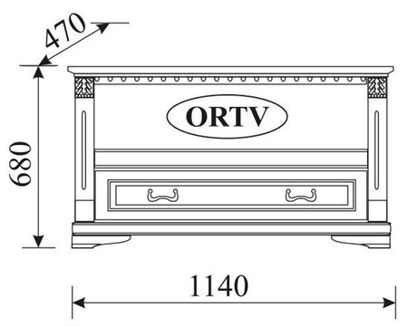 Attēls  TV galdiņš ORFEUSZ ORTV
