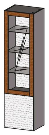 Attēls  Vitrīna CONTI CO-W1 P,L