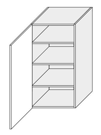 Attēls  Virtuves skapītis PLATINIUM W4/45