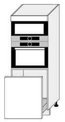 Изображение Шкаф для встраеваемой бытовой техники PLATINIUM D5AM/60/154