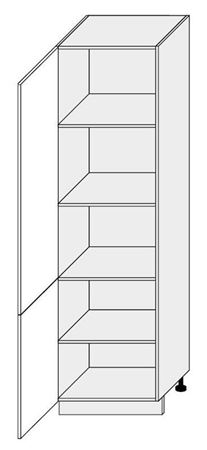 Attēls  Skapis iebūvējamai tehnikai PLATINIUM D14/DP/60/207
