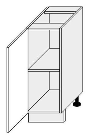 Attēls  Virtuves skapītis MALMO D1D/30