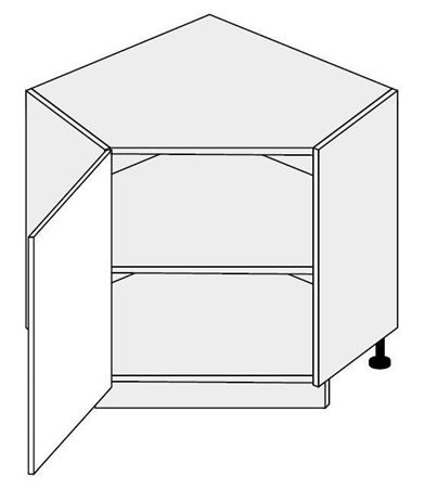 Attēls  Virtuves skapītis MALMO D12R/90