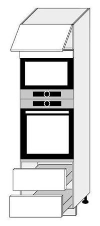 Attēls  Skapis iebūvējamai tehnikai ESSEN D14/RU/2E 284