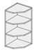 Attēls  Virtuves plaukts SILVER W7/30