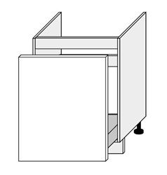 Attēls  Virtuves skapītis SILVER D1ZM/60
