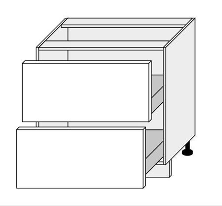 Attēls  Virtuves skapītis SILVER D2M/80