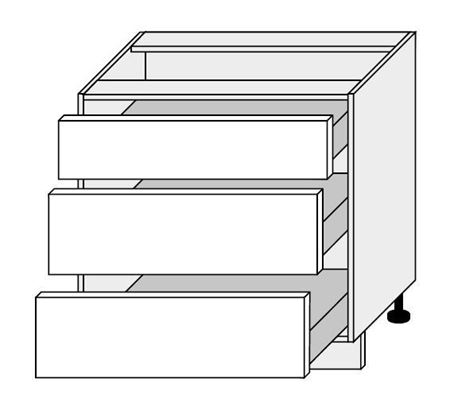 Attēls  Virtuves skapītis SILVER D3M/80