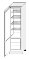 Attēls  Skapis iebūvējamai tehnikai SILVER D14/DL/60/207