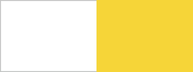 Белый/Жёлтый