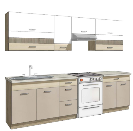 Picture of Кухонный гарнитур PREMIO B PLUS