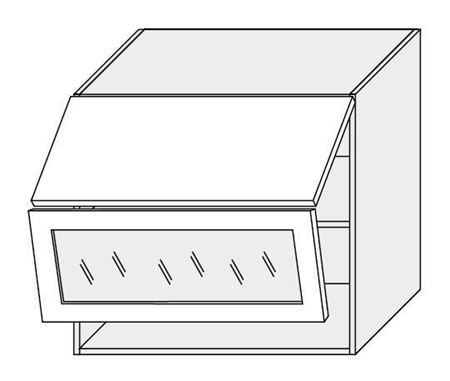 Attēls  Virtuves skapītis AMARO W8BS/80 AVENTOS WKF