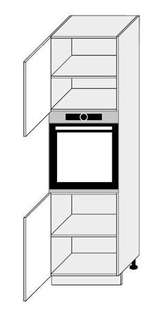 Attēls  Skapis iebūvējamai tehnikai AMARO D14/RU/2D
