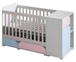 Attēls  Bērnu gultiņa ar veļas kasti MIMO 5+4 (60 cm)