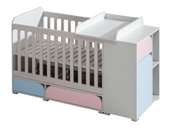 Attēls  Bērnu gultiņa ar veļas kasti MIMO 5+4+6 (60 cm)