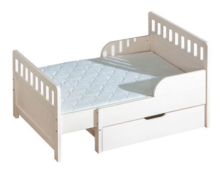 Attēls  Koka gulta IGA (80 cm) (5 krāsas)
