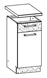 Attēls  Skapītis MODENA MD13/D40S1 TAFLA (Rijeka gaiša)
