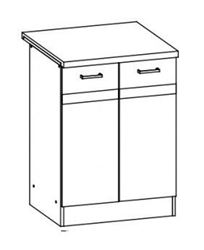 Attēls  Virtuves skapītis ELIZA EZ14/D60 (2 krāsas)