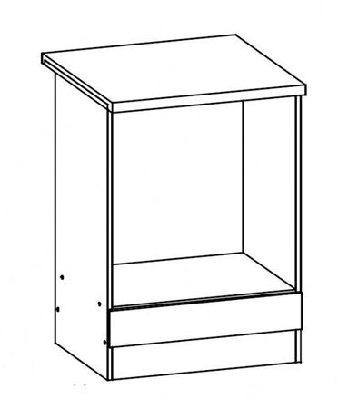 Picture of Кухoнный шкафчик ELIZA EZ15/D60P (2 цвета)