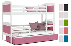 Attēls  Divstāvu gulta MATEUSZ 3 190 cm (5 krāsas) Balta