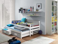 Изображение Детская двухместная деревянная кровать DOIS