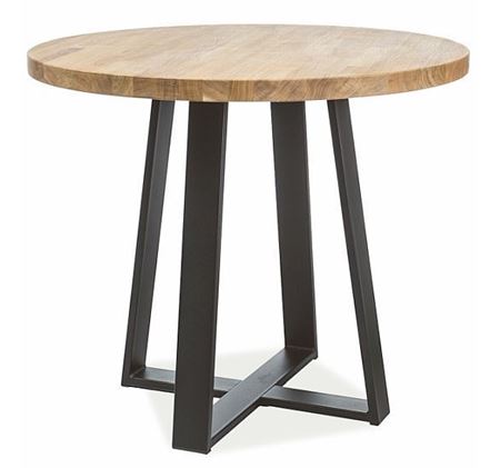 Attēls  Ozolkoka galds VASCO (90 cm)