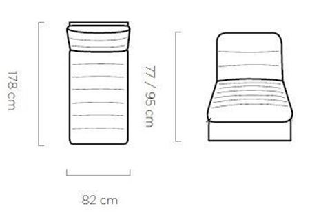 Attēls  Dīvāna daļa MODEO OTK (ar veļas kasti)