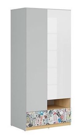 Attēls  Skapis NANDU SZF2D1S (2 krāsas)