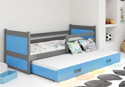 Attēls  Divvietīga gulta RICO 200 Grafīta (5 krāsas)