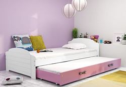Attēls  Divvietīga gulta LILI 200 Balta (5 krāsas)