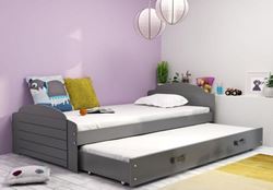 Attēls  Divvietīga gulta LILI 200 Grafīta (5 krāsas)