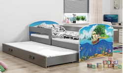 Изображение Двухместная кровать LUKI 200 Графит (9 расцветок)