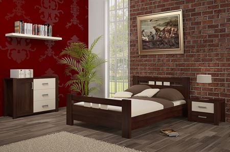 Attēls  Gulta BERGAMO (140 cm)