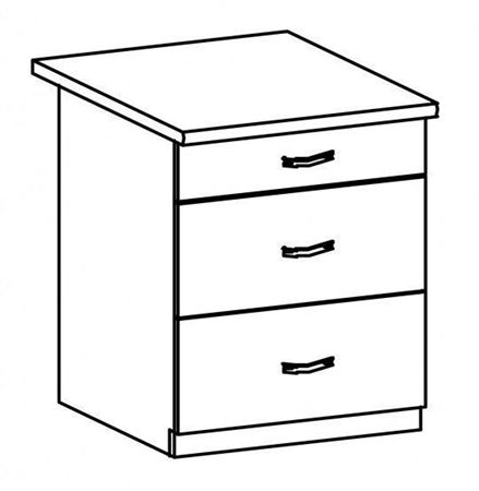 Picture of Кухонный шкафчик LINEA D60S3