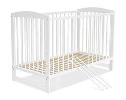 Attēls  Bērnu gultiņa ADAS (Balta)(60 cm)