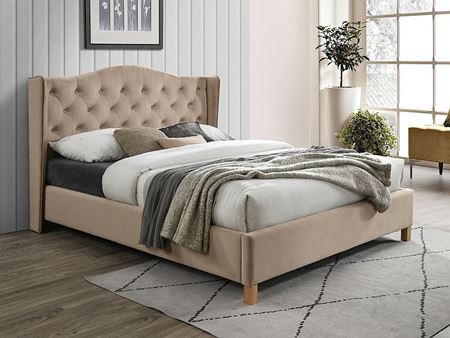 Attēls  Gulta ASPEN VELVET 160 (6 krāsas)