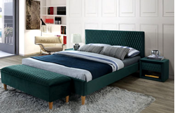 Attēls  Gulta AZURRO VELVET 160 (2 krāsas)