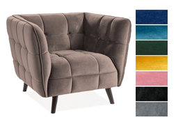 Attēls  Atpūtas krēsls CASTELLO 1 VELVET (9 krāsas)