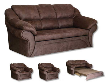 Attēls  Izvelkams ādas komplekts AUGUST (3R+1R+1R)